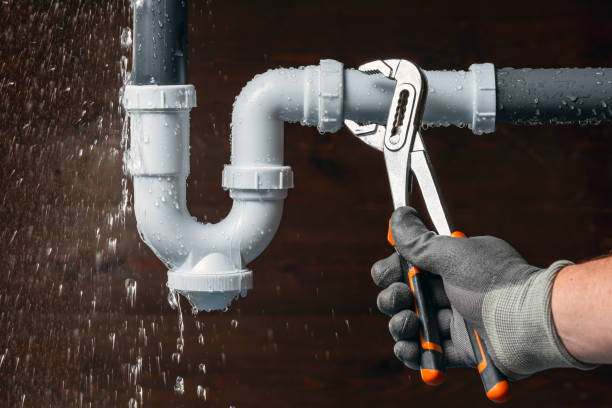 Professional Plumbing technician working in Old Bethpage, NY